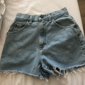Vintage denim shorts
